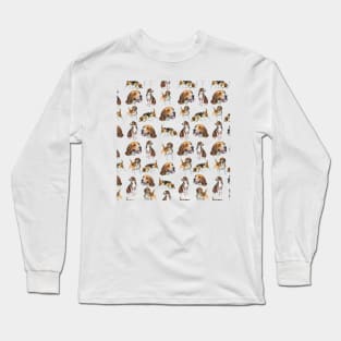 watercolors beagles Long Sleeve T-Shirt